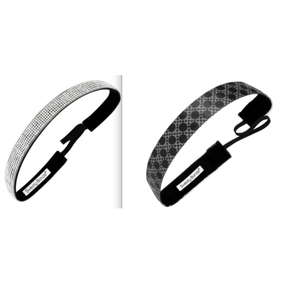 2 SWEATY BANDS & 1 HAIR CLAW Brand New With Tags - Picture 2 of 12